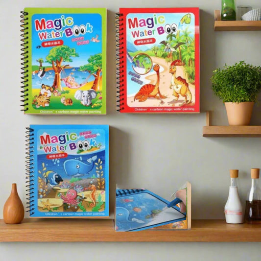 Set de Libros de Acuarela Mágica - 3 unidades